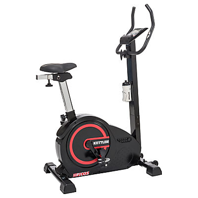 KETTLER Sport Picos Exercise Bike, Black/Red